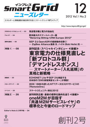 インプレスSmartGridニューズレター 2013年2月号