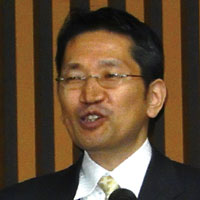 写真2　IVI理事長 西岡靖之教授（法政大学）