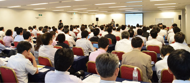 ▲定員の150名が満席となり、参加者のM2M/IoT分野への関心の高さが伺えた。