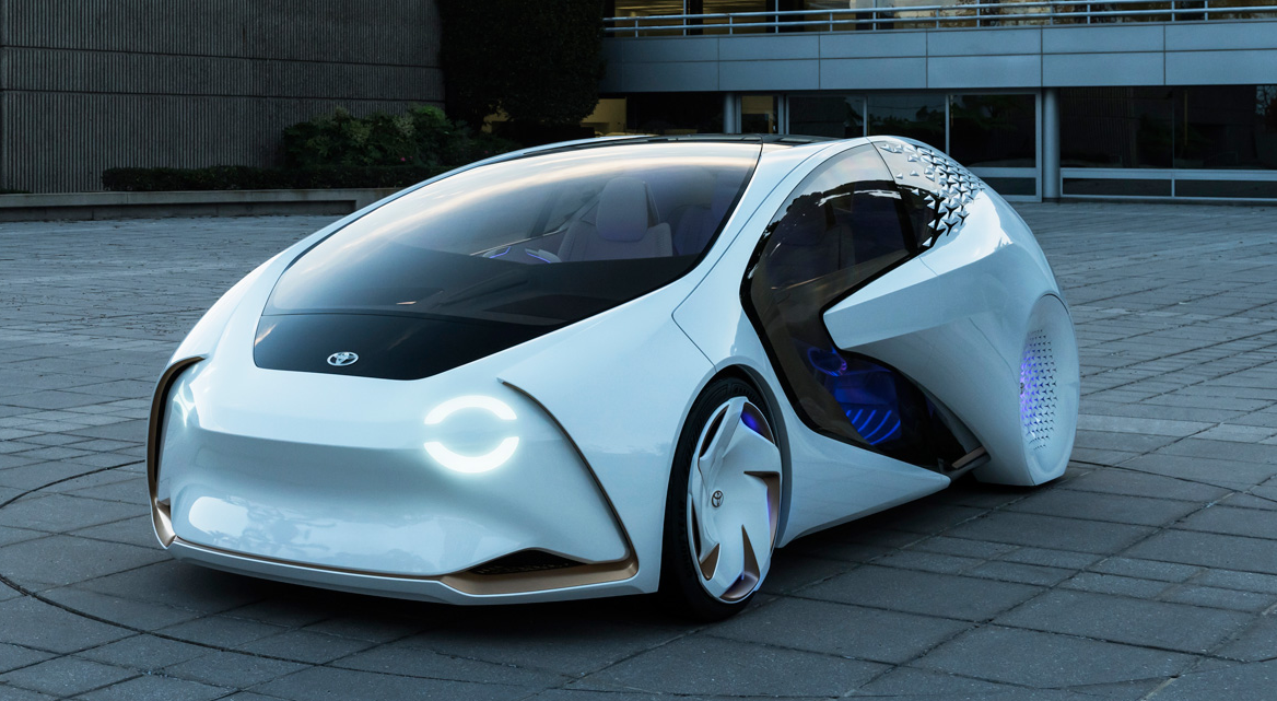 図　トヨタ自動車が公開したコンセプトモデル「TOYOTA Concept-愛i」
