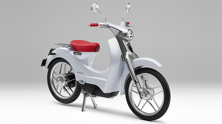 図　本田技研工業が公開している「EV-Cub」のコンセプトモデル
