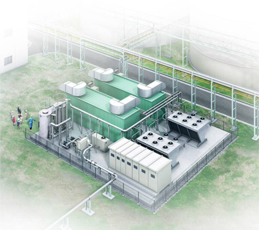 図　発電設備の完成予想図