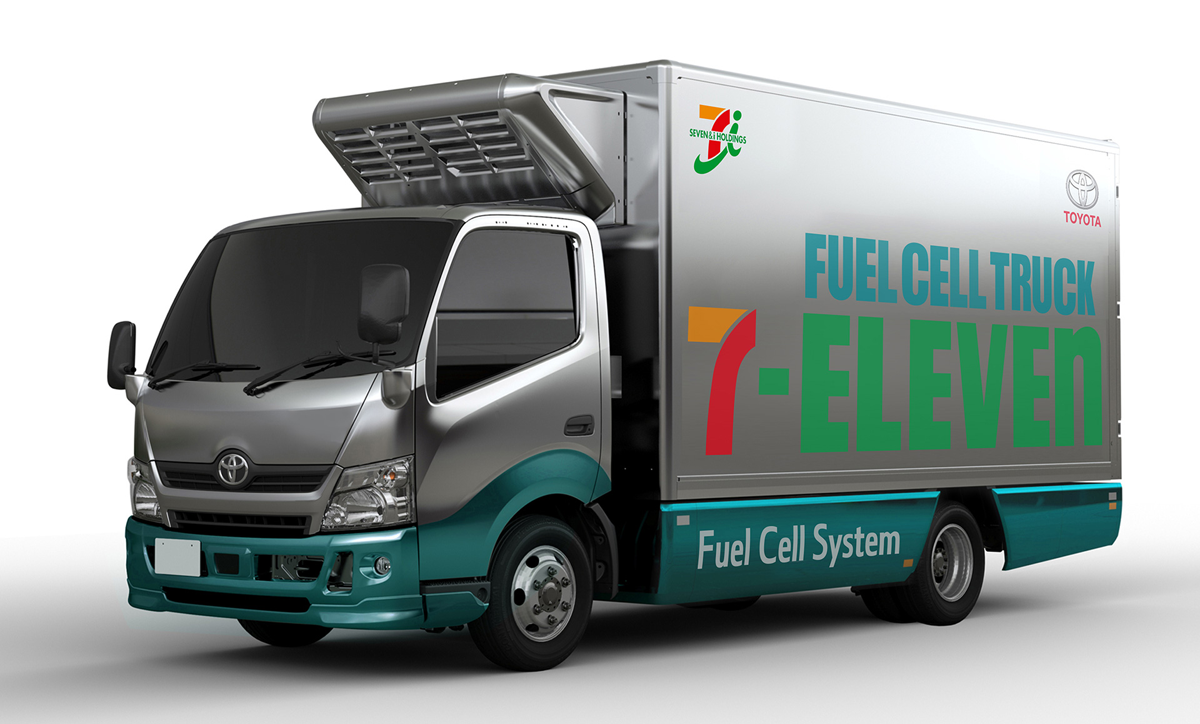 図　セブン‐イレブン・ジャパンが導入する燃料電池トラック