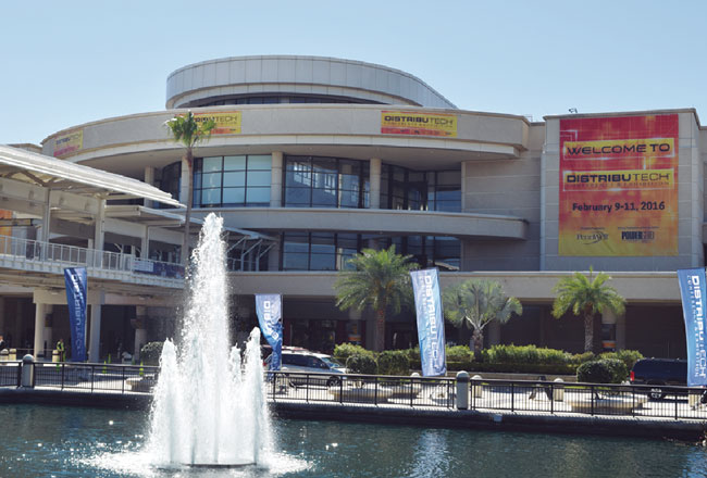 ▲DistribuTECH 2016が開催されたOrange County Convention Center（オレンジ・カウンティ・コンベンションセンター、米国フロリダ州オーランド）、2016年2月9〜11日。