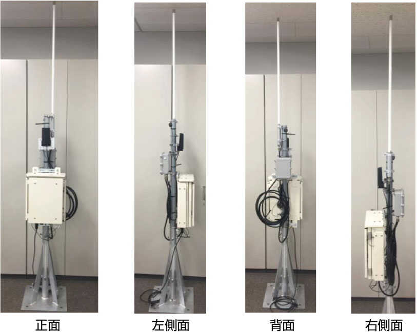 写真2　プライベート受信基地局 屋外一体型の設置写真