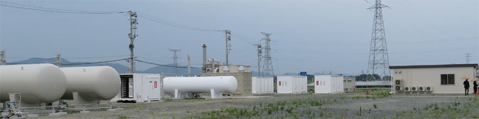 写真1　相馬中核工業団地におけるスマートコミュニティ事業のスマコミ事業・水素研究エリア（そうまIHIグリーンエネルギーセンター）の外観
