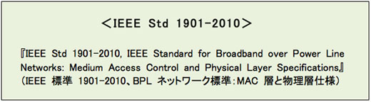 ＜IEEE Std 1901-2010＞