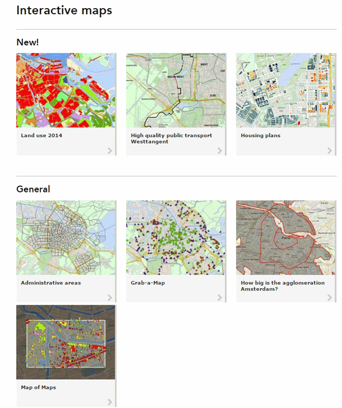 図2　Interactive mapsイメージ