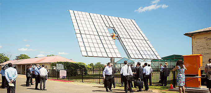 住友電工 オーストラリアの大学と共同で集光型太陽光発電の実証実験を開始 再生可能エネルギー スマートグリッドフォーラム