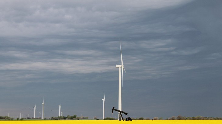 図　Enel Green Power North America社がオクラホマ州で運営している風力発電所「Chisholm View」。合計出力は300MW