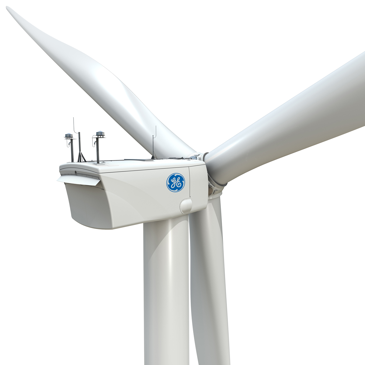 図　GE Renewable Energy社の陸上設置用風力発電設備。1台当たりの出力は3MW