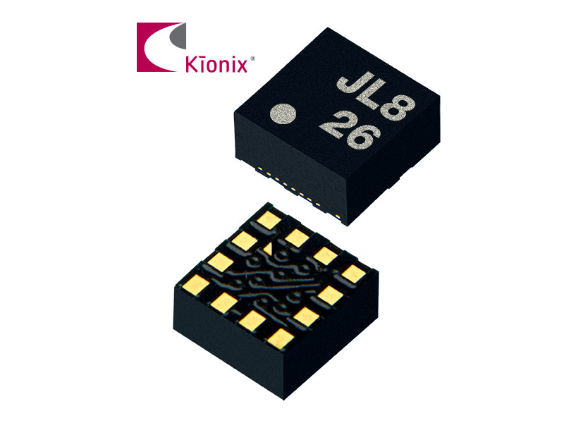 図　Kionix社が新たに開発した加速度センサー「KX126」