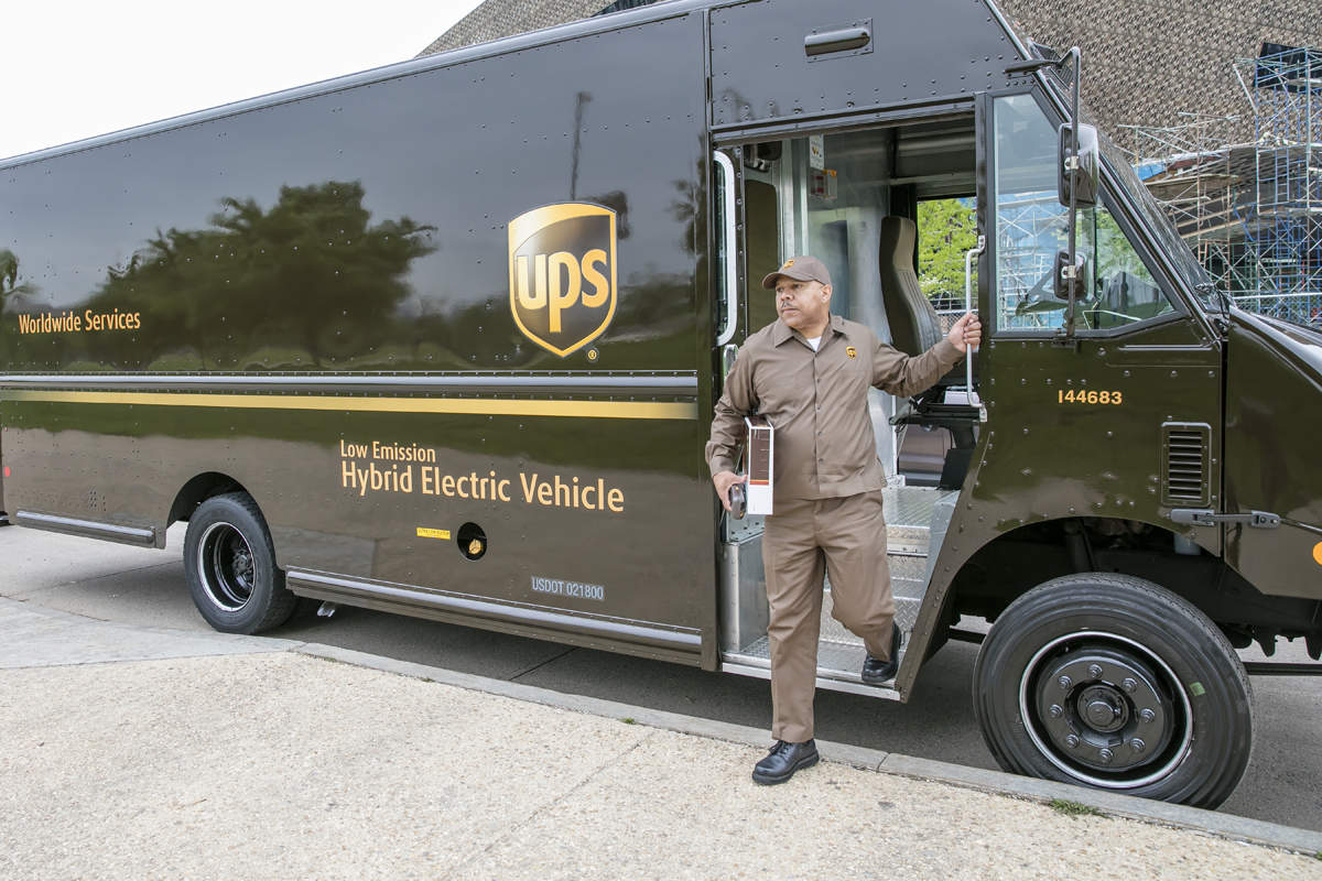 UPSが環境保護に向けて新たな目標、2020年には配送車の1/4を代替燃料車かPHV/EVなどに転換 EV（BEV） スマートグリッド