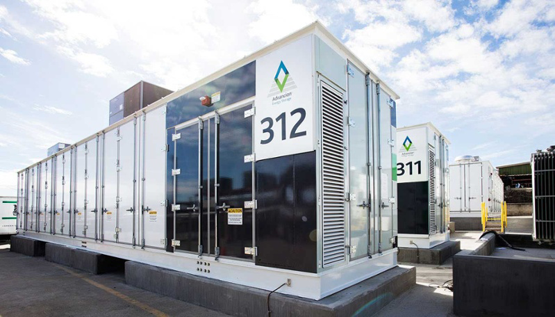 図　San Diego Gas & Electric社の依頼で、AES Energy Storage社が設置した大規模リチウムイオン蓄電池