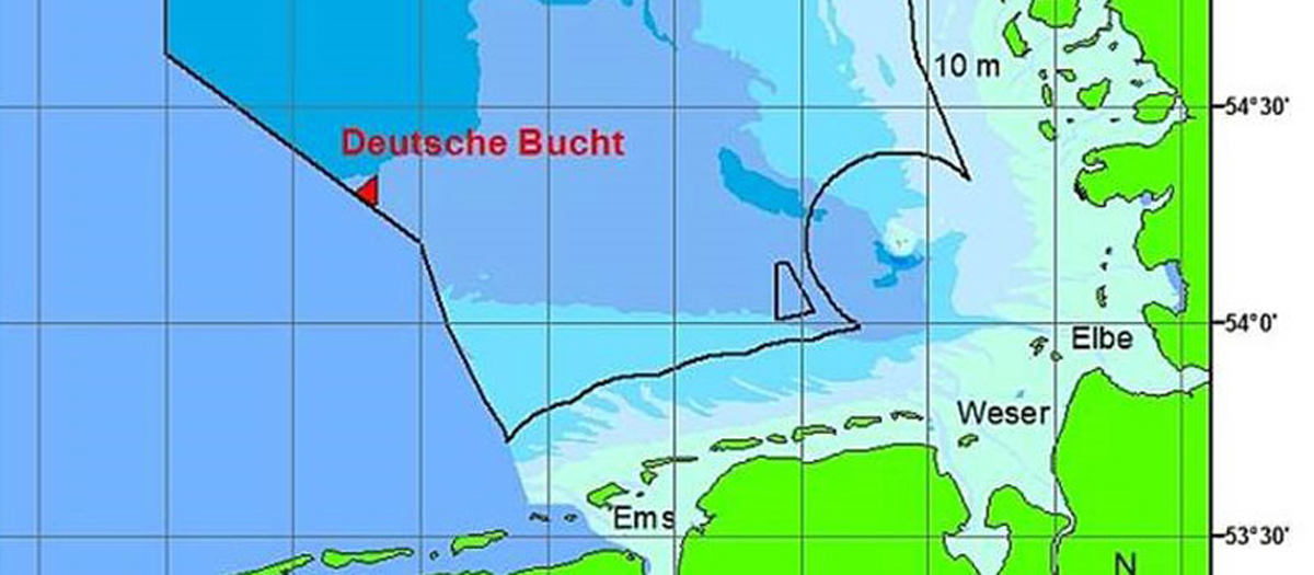 図　「Deutsche Bucht」風力発電所の建設予定地点