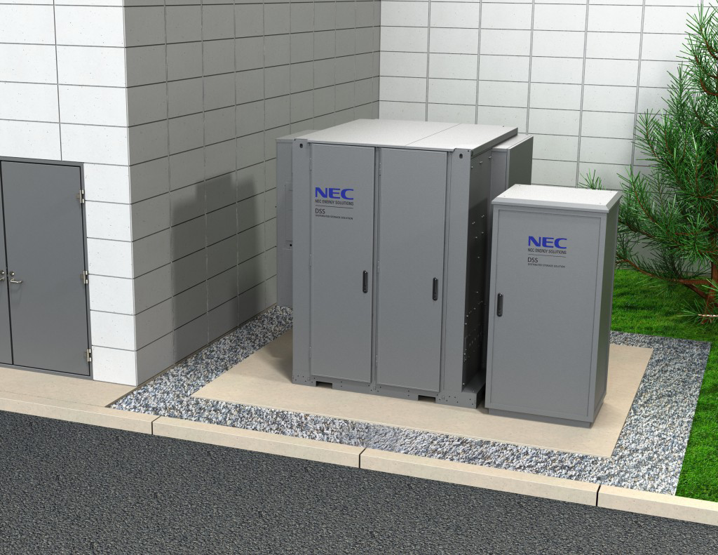 図　NEC Energy Solutionsの蓄電池システム「DSS（Distributed Storage Solution）」