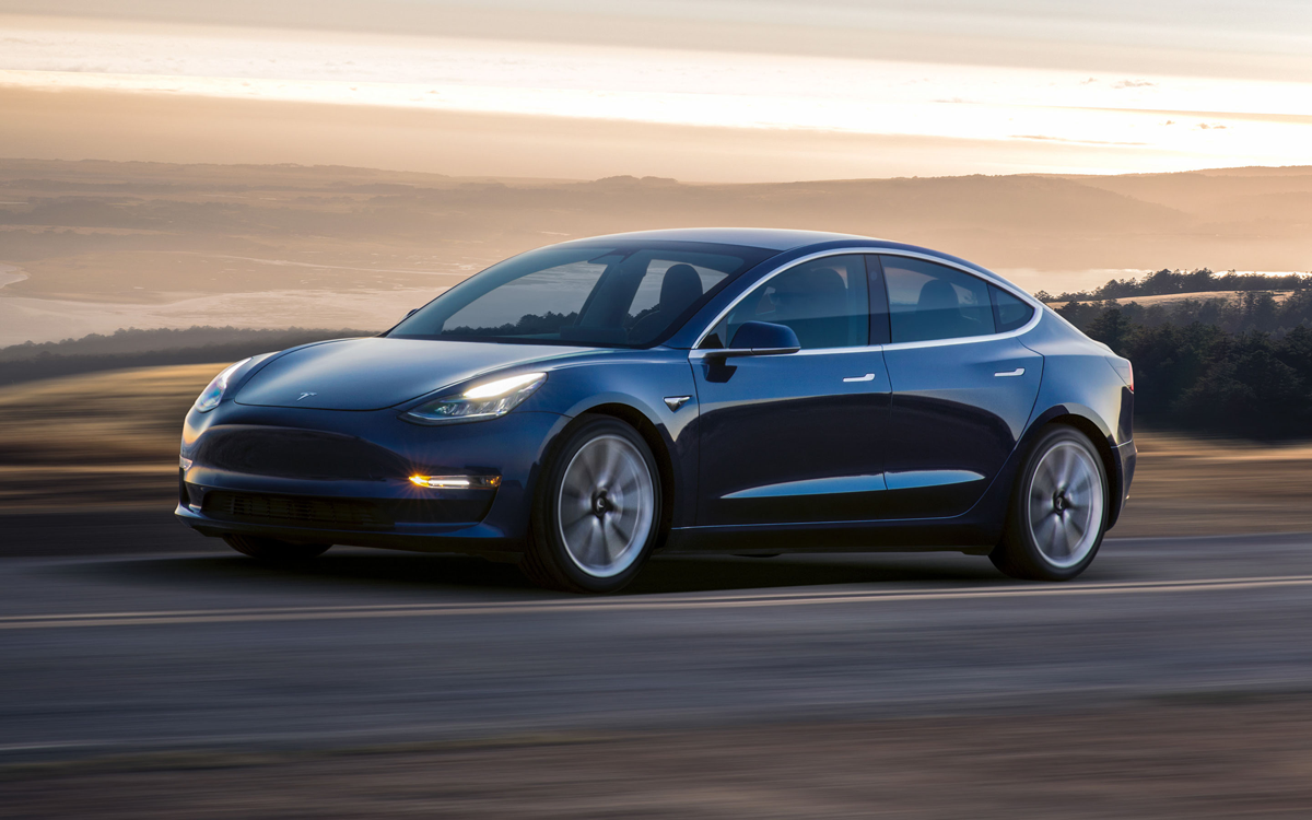 図　Teslaの普及価格帯EV「Model 3」