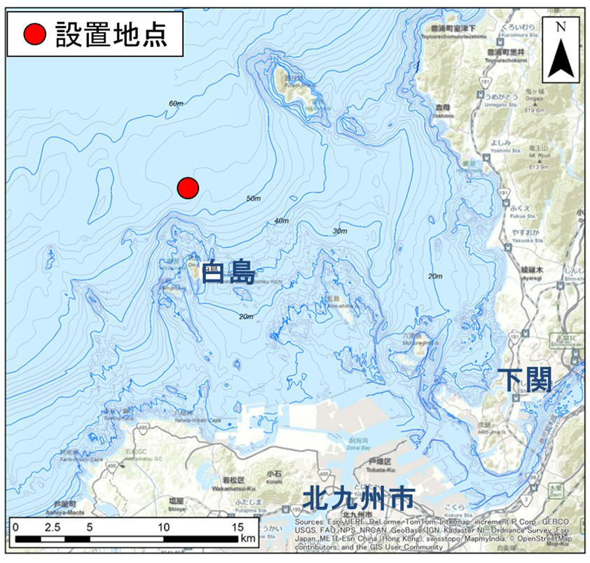 図　実証機の設置予定地点