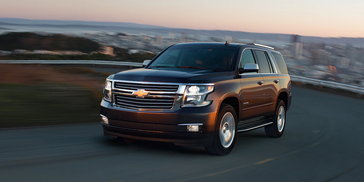 図　General Motorsのアーリントン工場で生産している大型SUV「Chevrolet Tahoe」。排気量6200ccのV型8気筒エンジンを搭載している