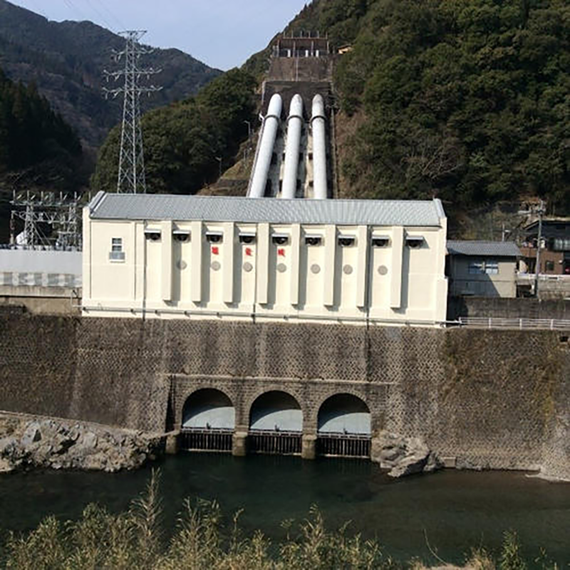 図　旭化成の「五ヶ瀬川発電所」