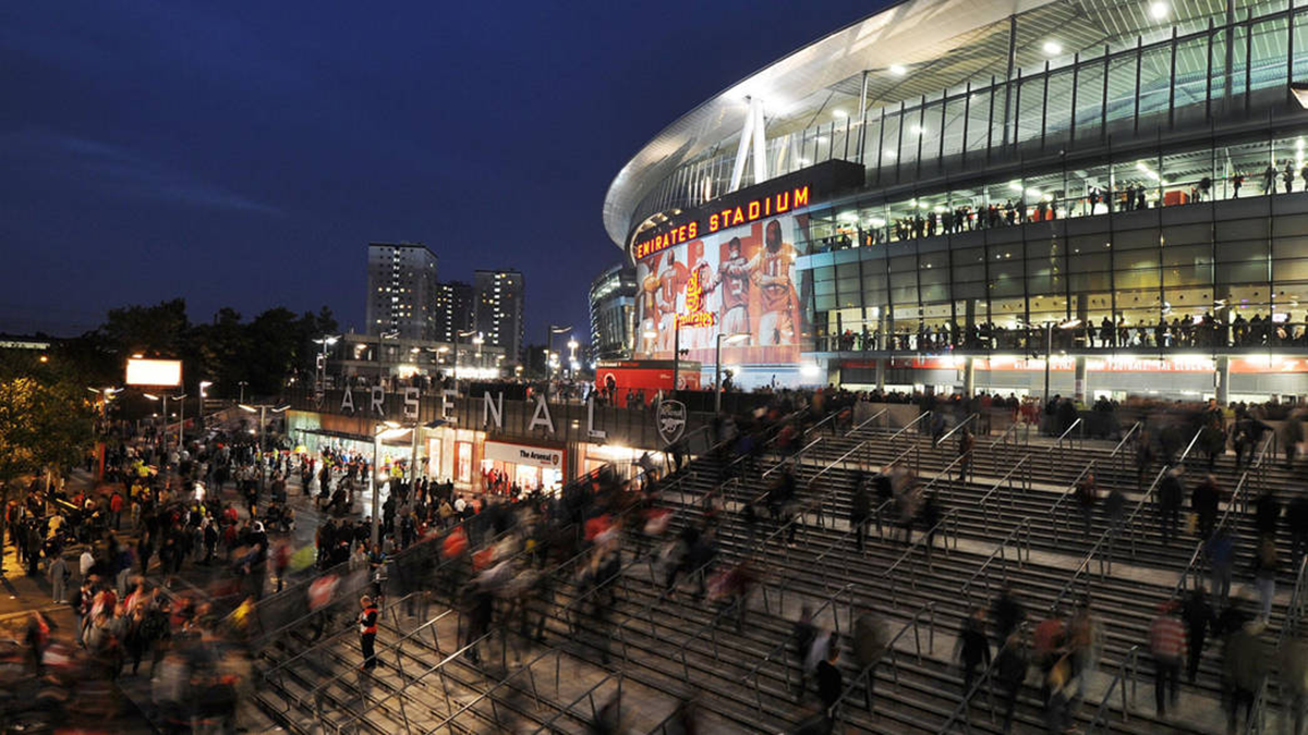 図　アーセナルFCのホームスタジアムである「Emirates Stadium」