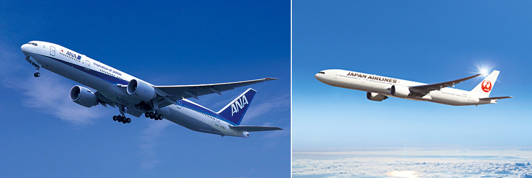 図　全日本空輸と日本航空はサンフランシスコから日本に向かう便でバイオジェット燃料を試験的に使用する