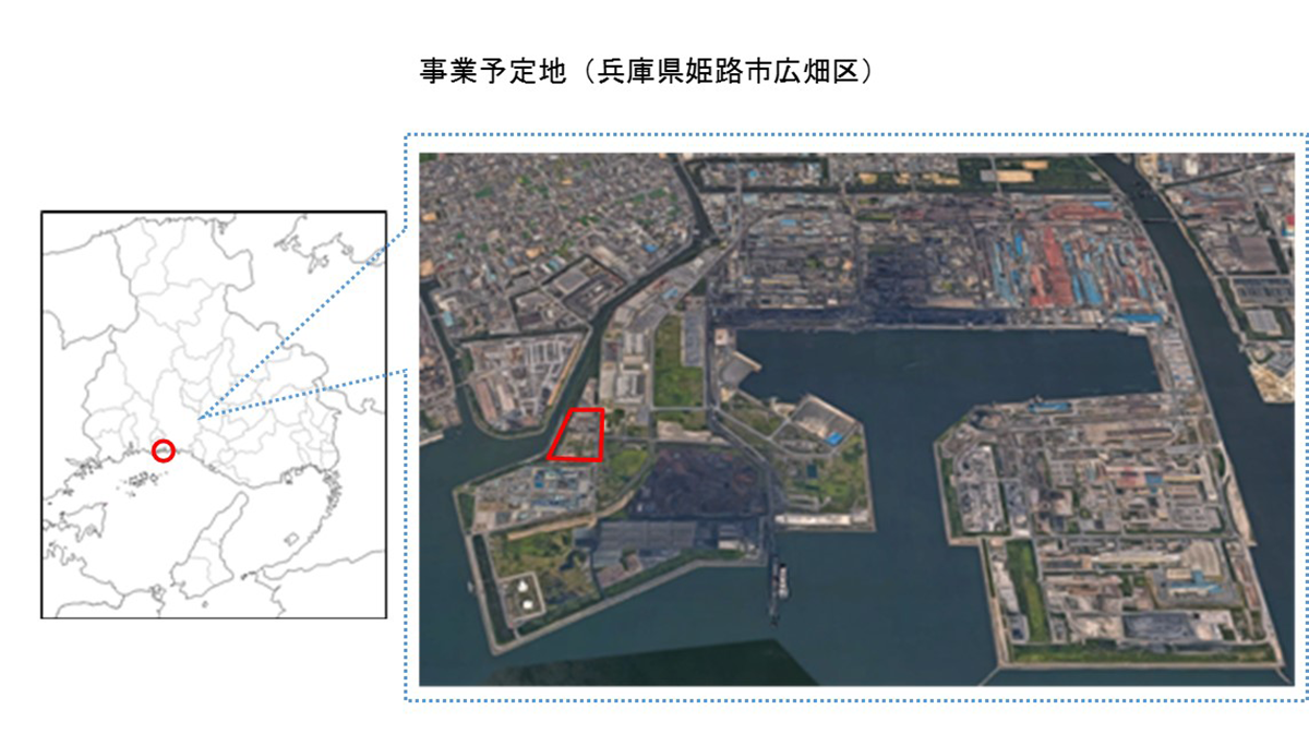 図　木質バイオマス発電所の建設予定地