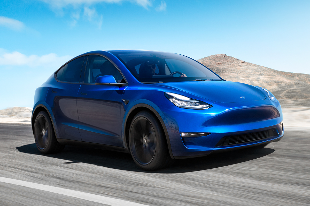 図　Teslaが新たに発表したEV「Model Y」