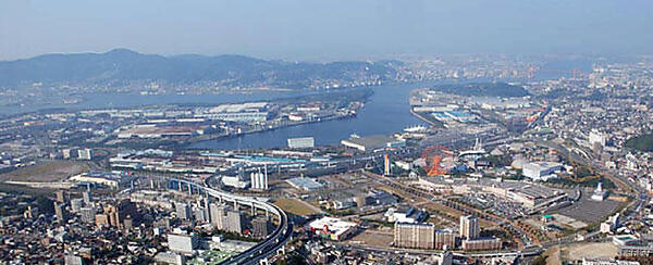 写真1  北九州市八幡東区東田地区の景観