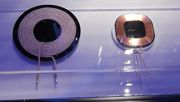 写真5　TDKのワイヤレス給電コイル