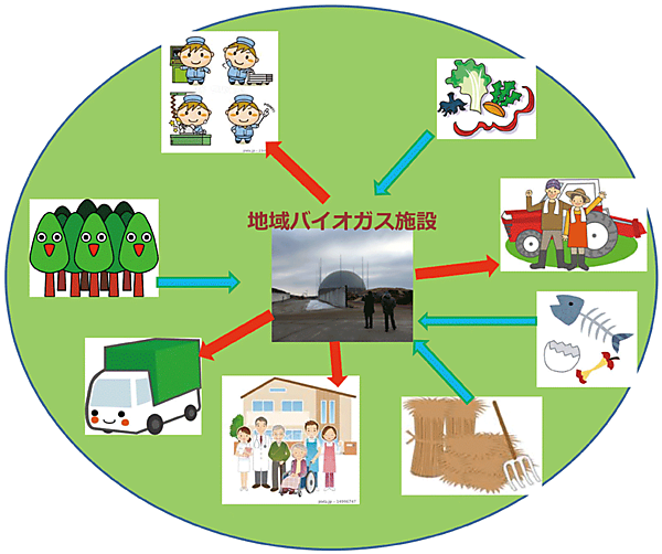 図1　オーストリアのバイオマス発電モデル