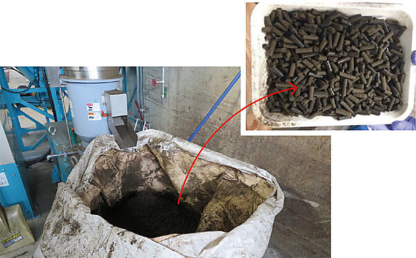 写真14　造粒成形機