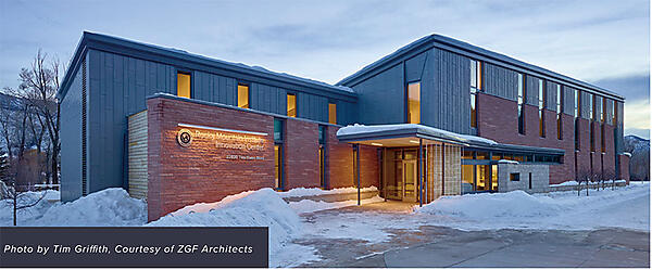 写真2　ロッキーマウンテン研究所イノベーションセンターの外観（2015年12月完成）