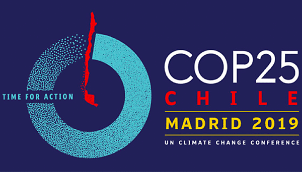 図1　スペイン・マドリードで開催されたCOP25の開催案内