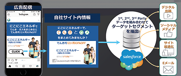 図5　DMPを活用してマーケティング対象のセグメントを特定し、広告を配信