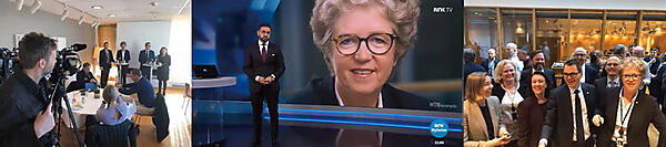 写真1　2019年3月18日はノルスク・ハイドロ初の女性CEO（Hilde Merete Aasheim氏）の誕生を発表