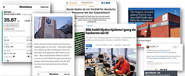 図3　ノルスク・ハイドロの情報公開に対する対外的な反響