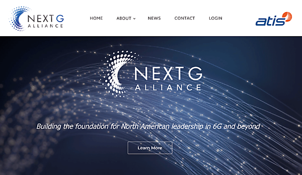 図6　Next G AllianceのWebサイト