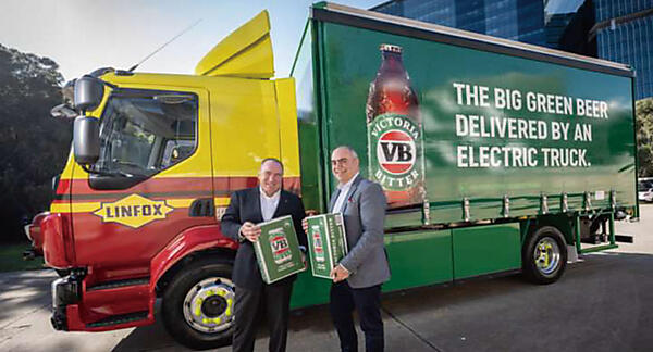 図8　再エネ電力利用の電気配送トラック