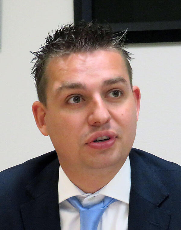 写真4　コンピュマティカ社事業開発マネージャのノート・ヴァン・シャイック氏