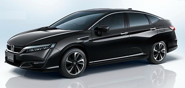 図　成田国際空港が導入した燃料電池車「CLARITY FUEL CELL」