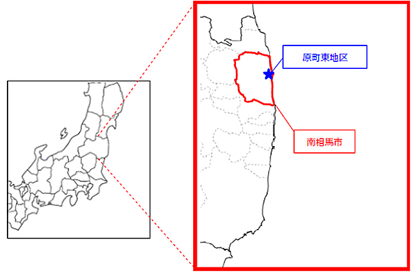 図　太陽光発電所の所在地