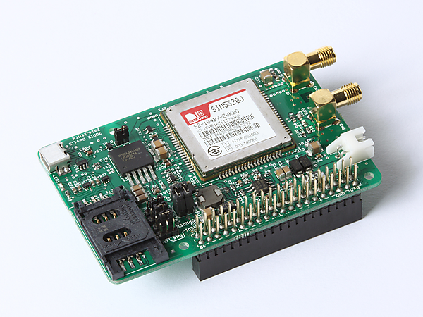 図　独自開発の3G通信モジュール「3GPi」