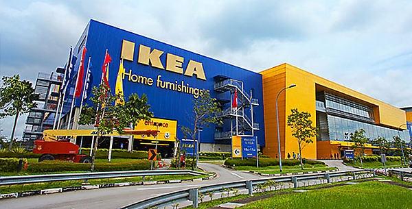 図　IKEA Tampines店の外観