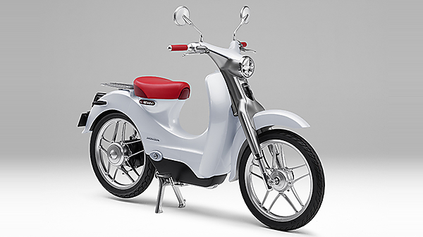 図　本田技研工業が公開している「EV-Cub」のコンセプトモデル