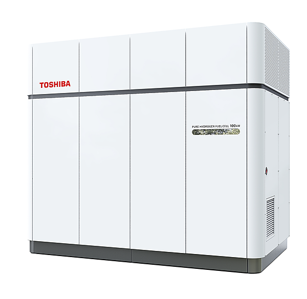 図　東芝の純水素燃料電池。出力は100kW