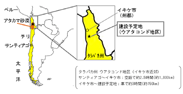 図　メガソーラーの建設予定地