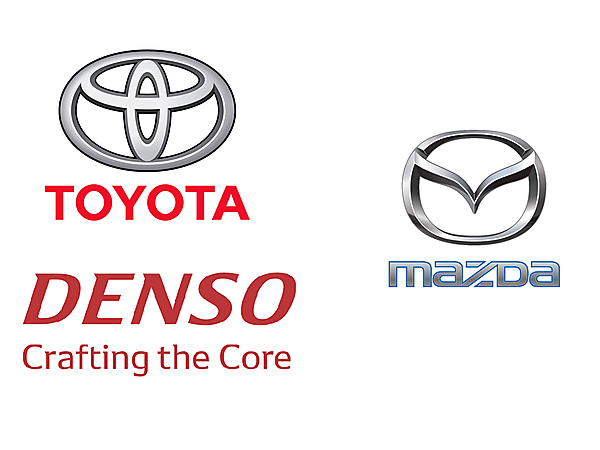 図　EVにおいて共用できる基盤技術を3社共同で開発する