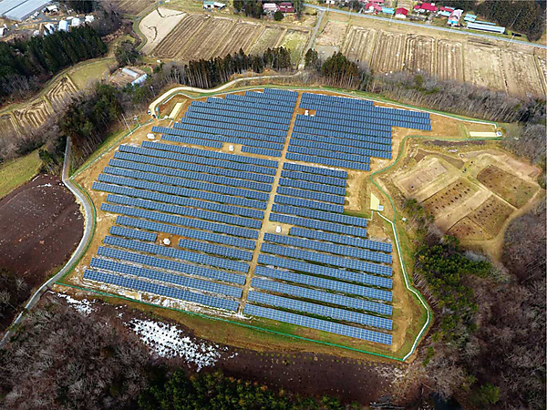 図　「岩手一関ソーラーパーク」の全景