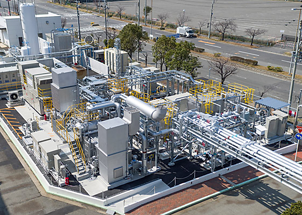 図　ポートアイランドに設置した発電プラント